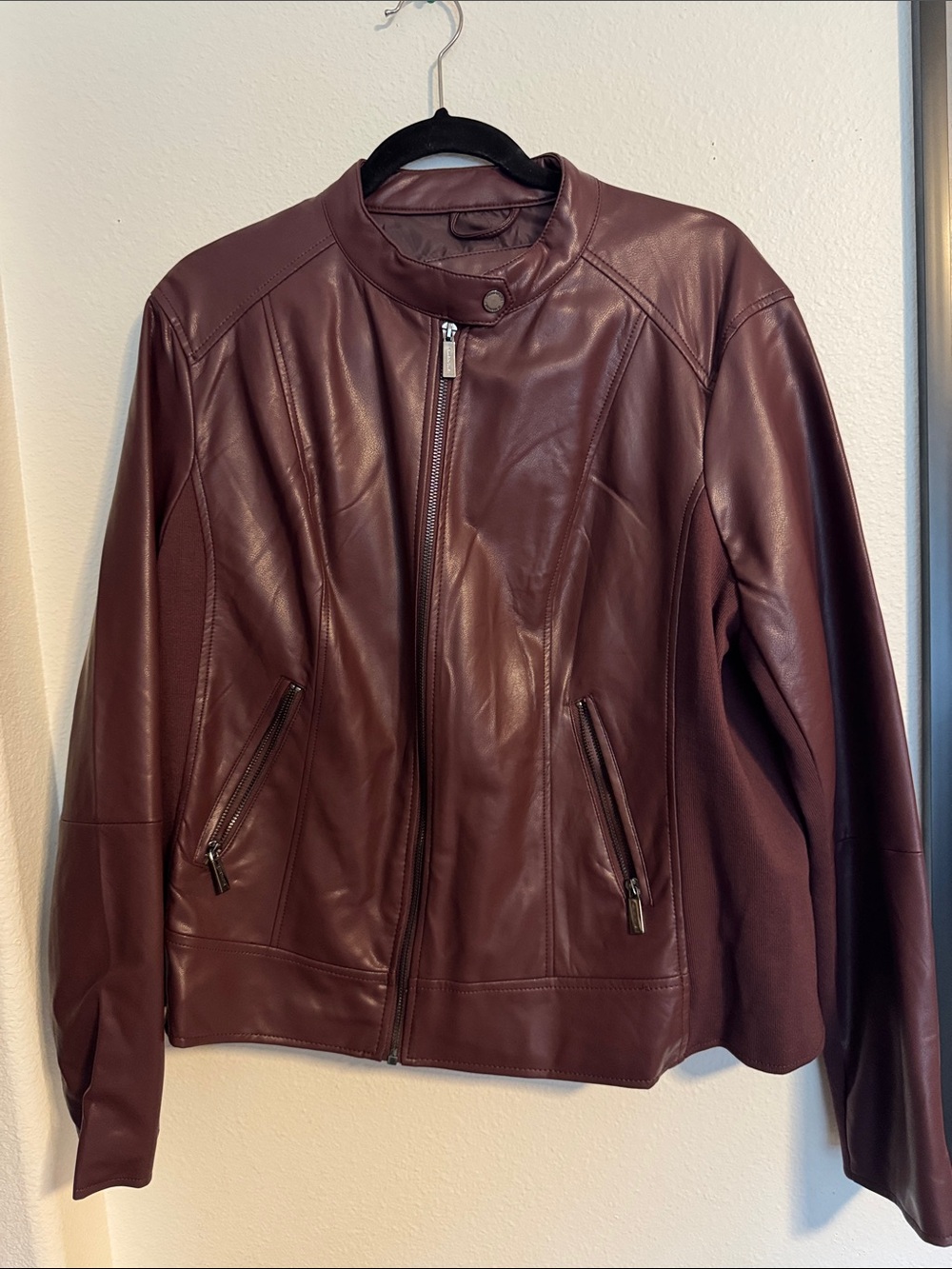 Kenneth Cole imitation leather jacket